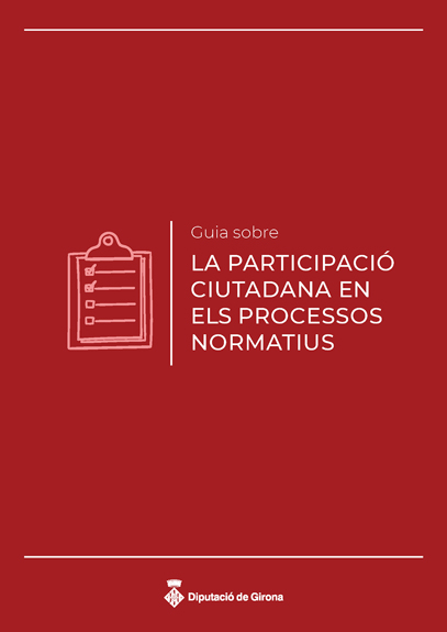 Guia sobre la participació ciutadana en els processos normatius