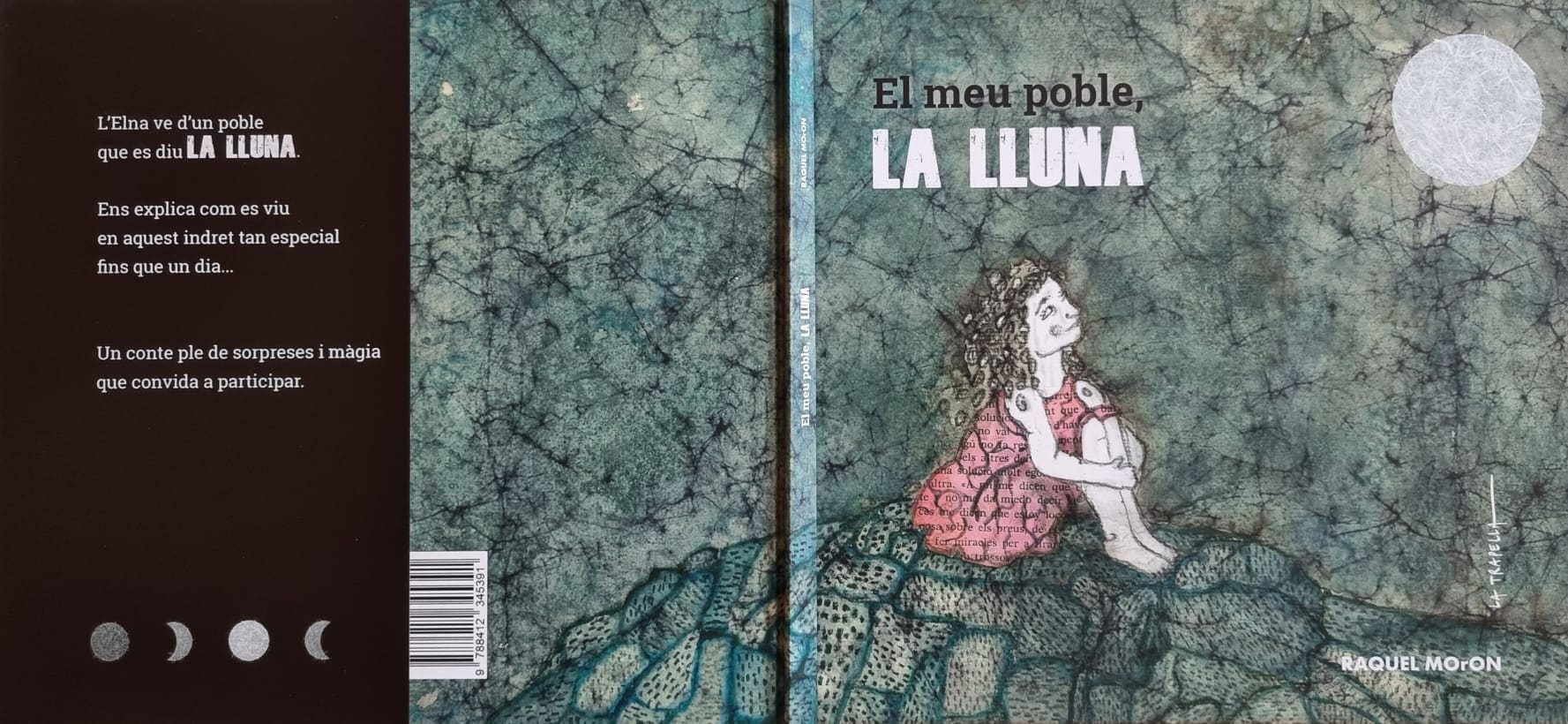 Raquel Moron-Taller llibre d'artista 'El meu poble, la lluna'