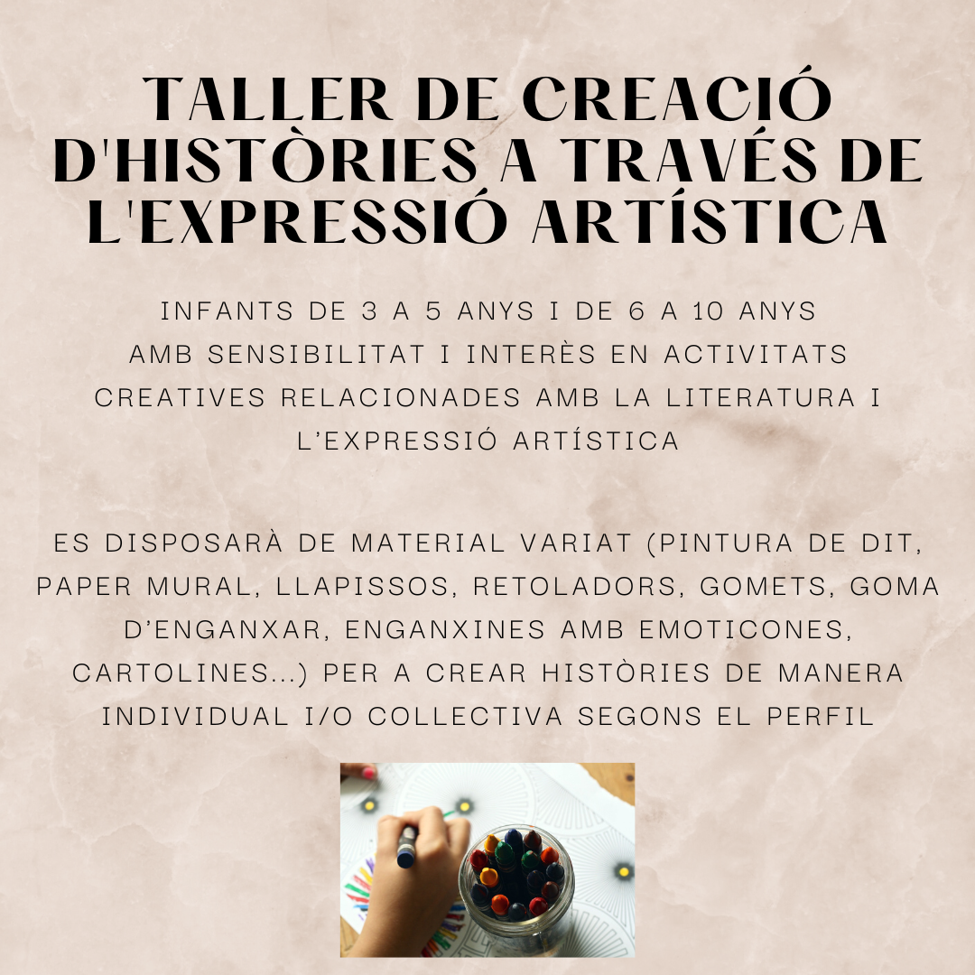 Cercles Vius-Taller de creació d'històries a través de l'expressió artística