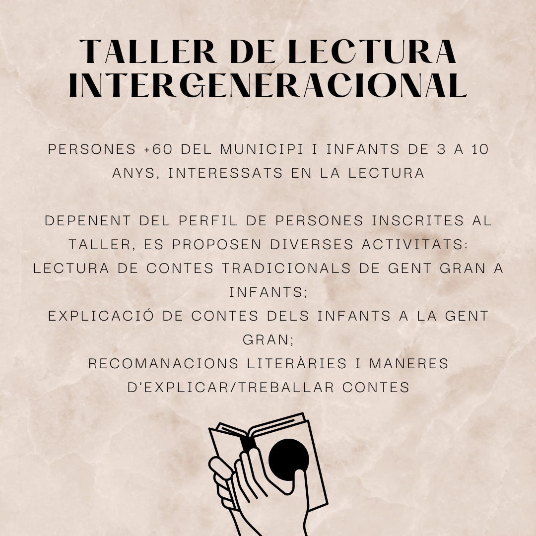 Cercles Vius-Taller de lectura intergeneracional