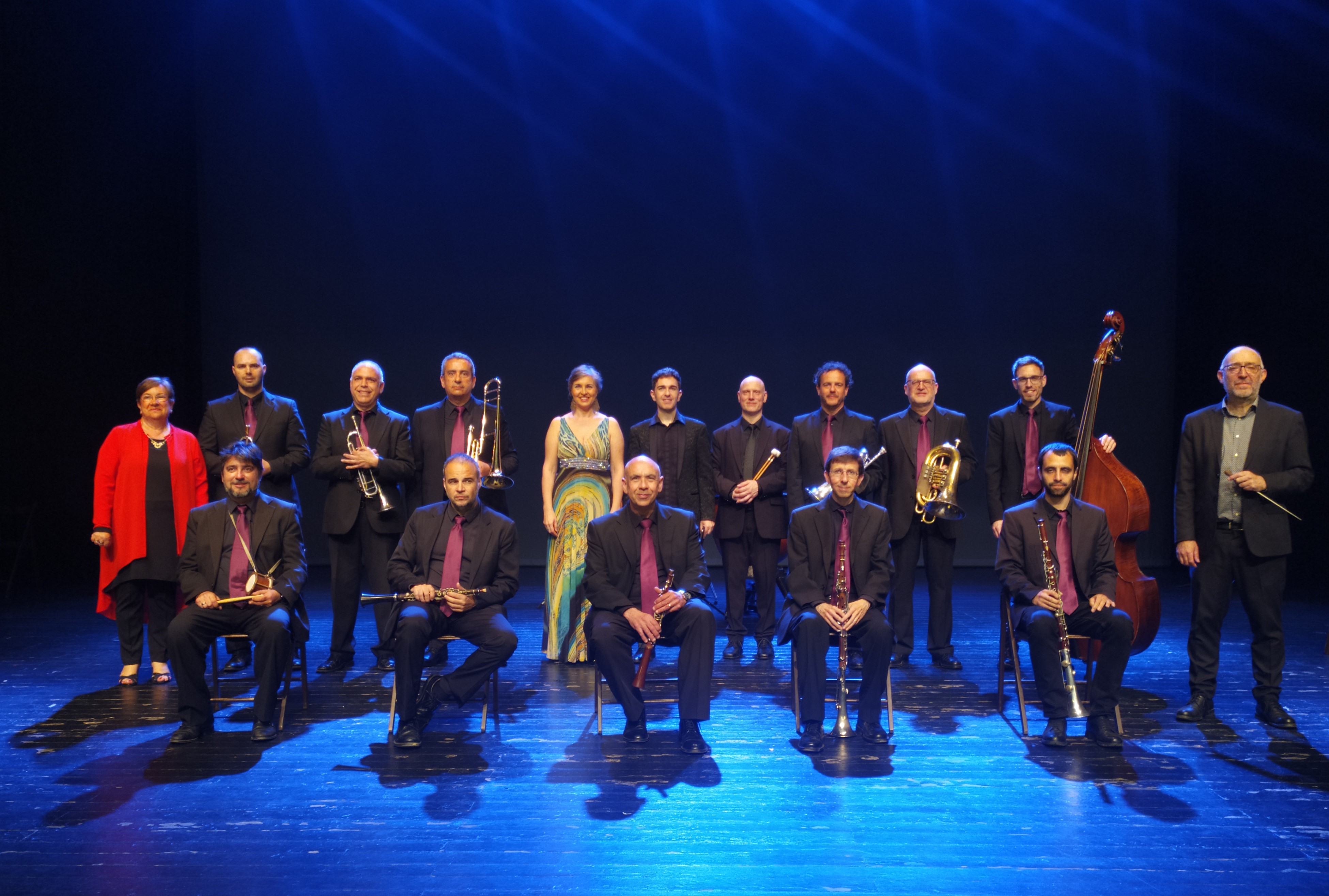 Cobla Ciutat de Girona-Teatre líric. Cobla i veus