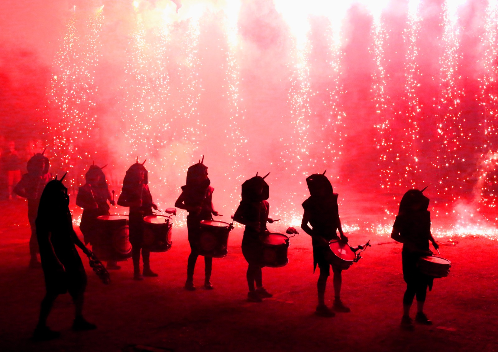 Els Senyors del Foc-Correfoc de gran format