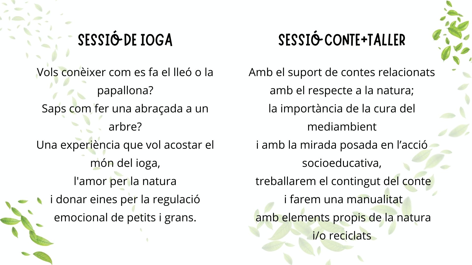 Cercles Vius-Ioga, natura i creativitat: viu l'experiència en família!