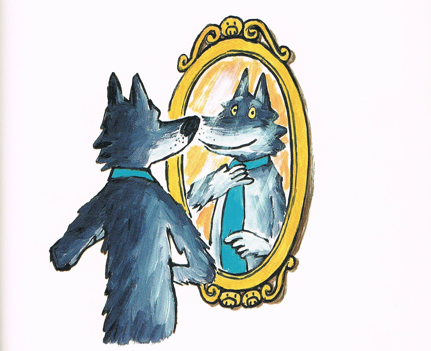 VadeContes-Un llop de pa sucat amb oli