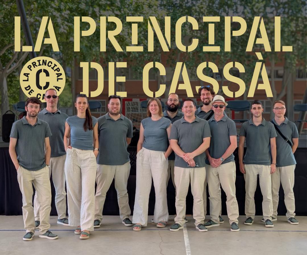 Cobla La Principal de Cassà-Audició, aplec, ballada de sardanes, oficis, cercaviles
