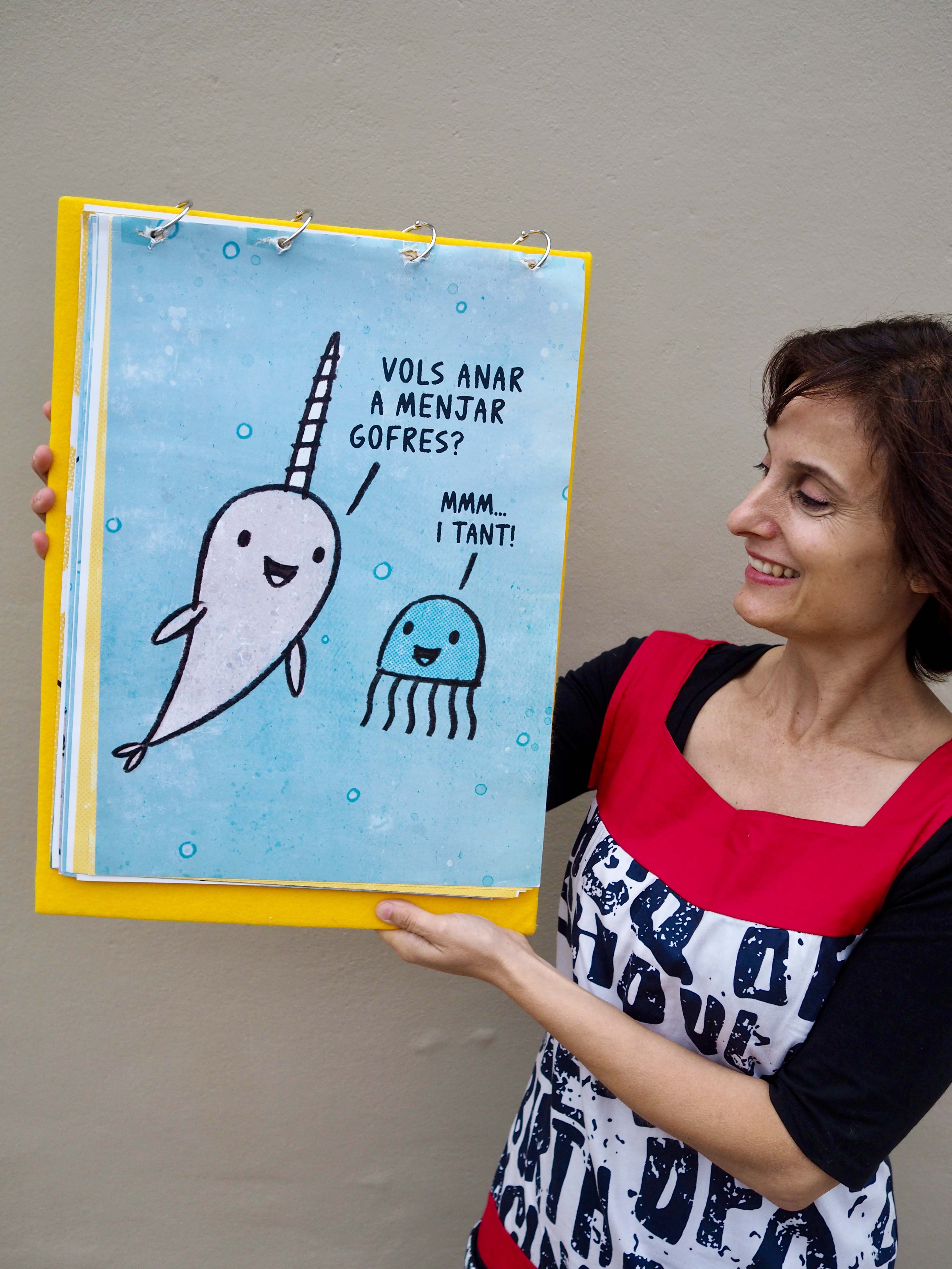 Olga Cercós - contes-L'hora del còmic: Narval, l'unicorn marí