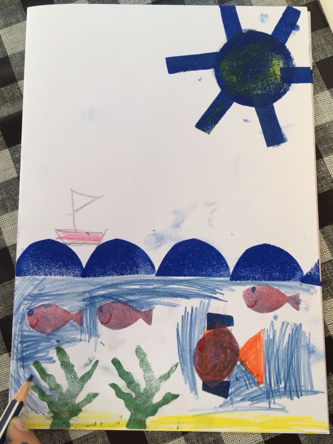 La Sal d'Olot-Taller d'estampació amb tintes