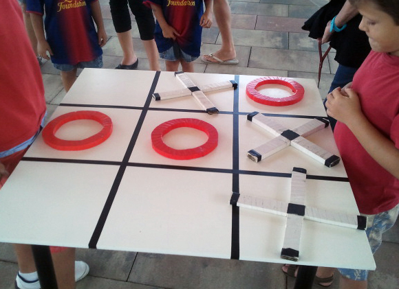 Diverfesta-Jocs gegants a la plaça