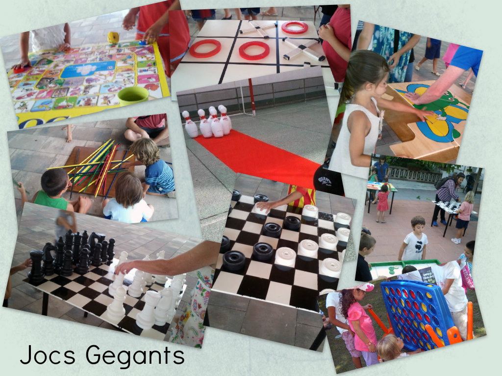 Diverfesta-Jocs gegants a la plaça