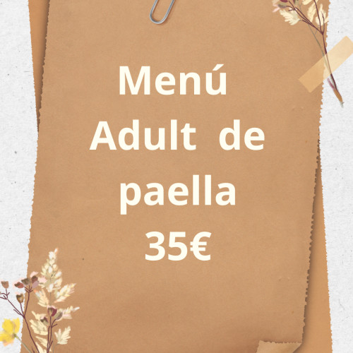 Menu Adult