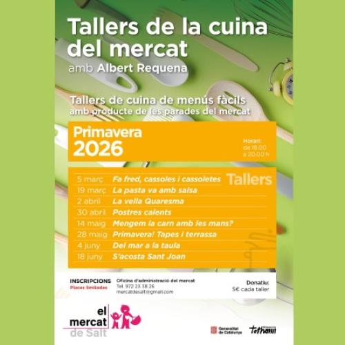 Tallers de cuina del Mercat – Primavera 2026