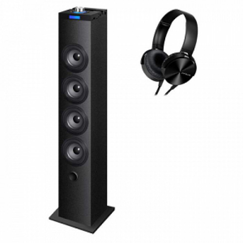 TORRE INNOVA TW10 40W BLUETOOTH NEGRA + AURICULAR