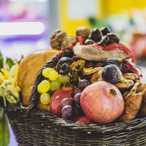 Cistella productes de tardor