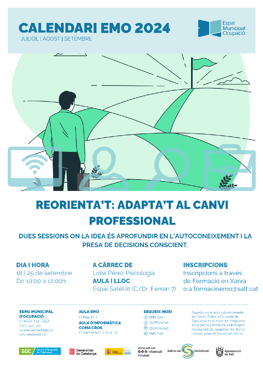 Reorienta't: Adapta't al canvi professional