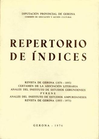 Repertorio de índices