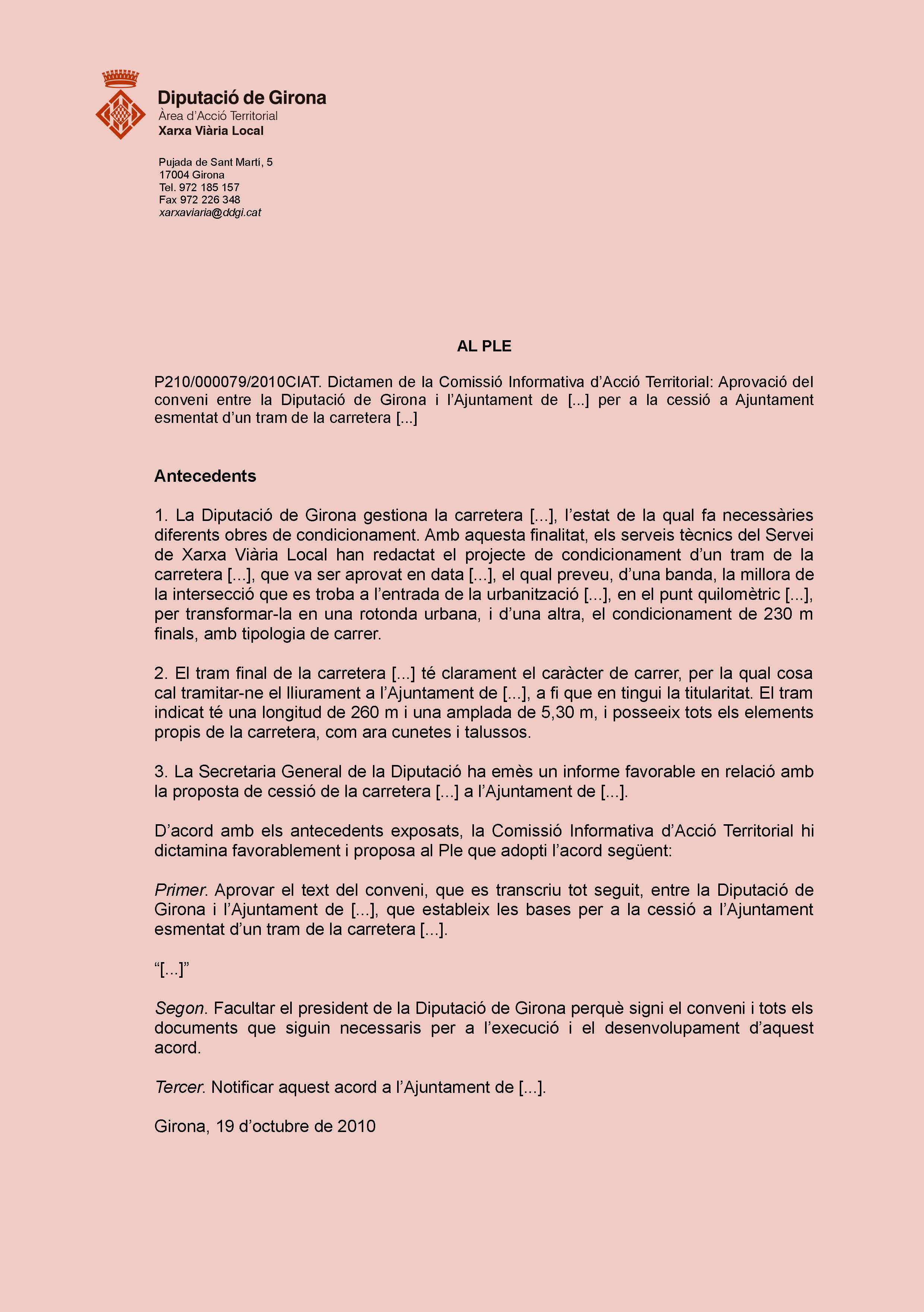 Model de proposta de resolució 2