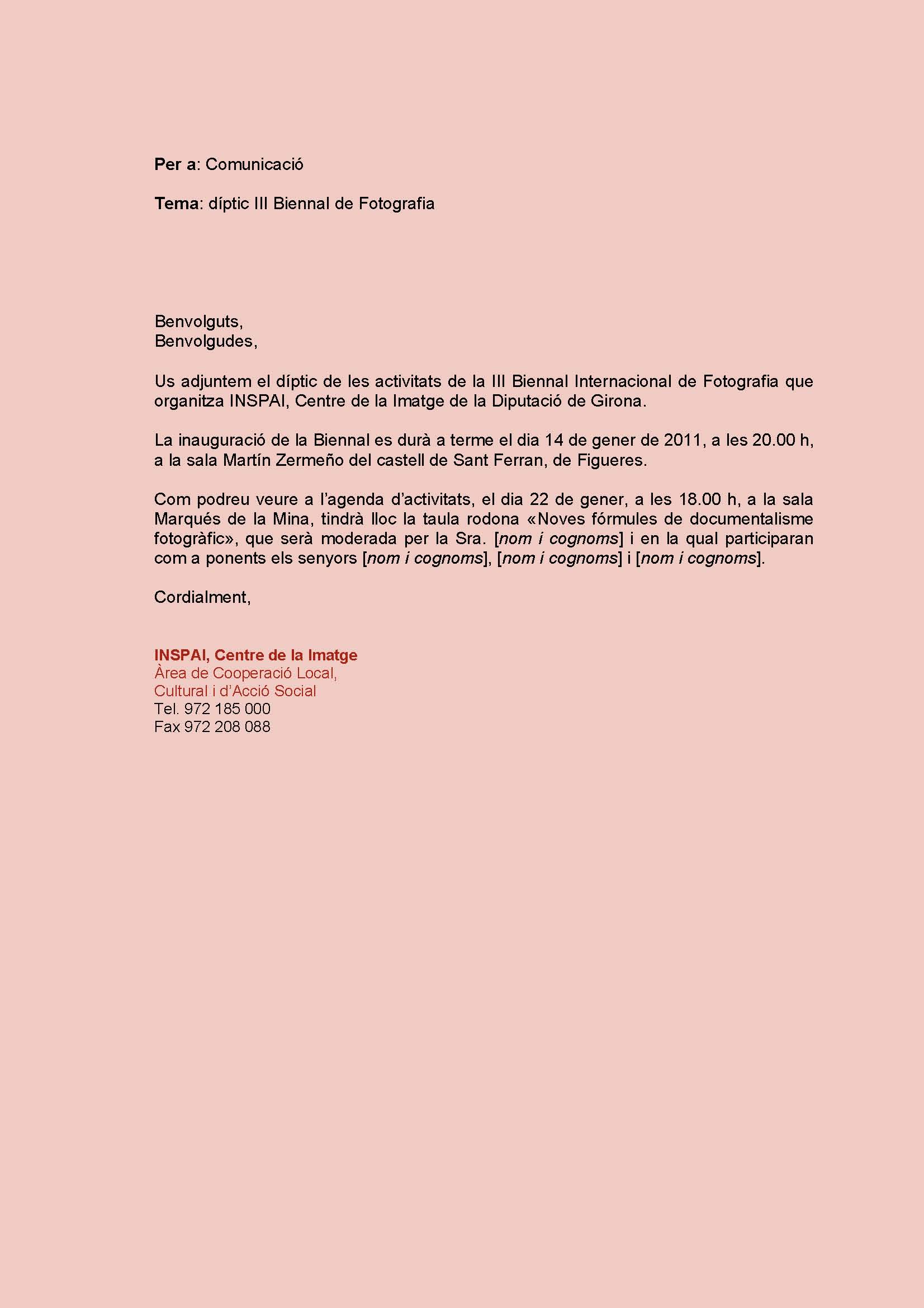 Model de correu electrònic 1