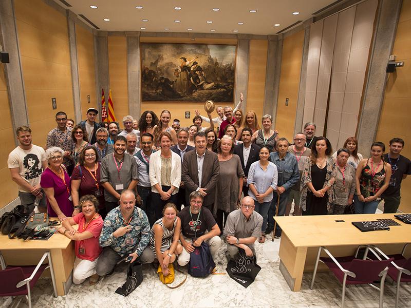 Foto : La Diputaci&oacute; de Girona rep les companyies que actuen al FITAG