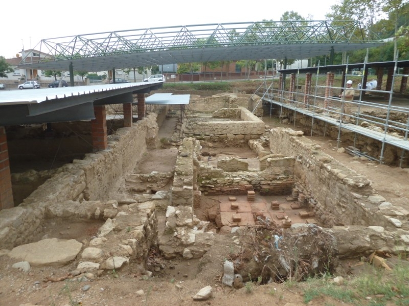 Foto 3: La Diputació ultima els treballs a la vil·la romana de Sarrià de Ter, una de les més ben conservades de Catalunya