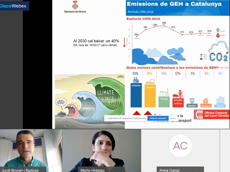 Foto 1: La Diputació de Girona posarà en funcionament el 2021 una eina de compensació de CO2<