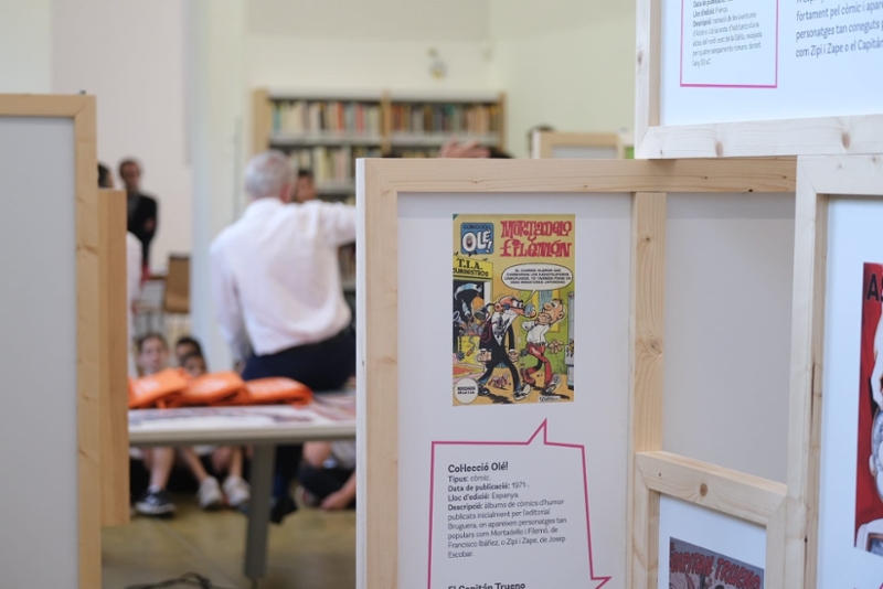 Foto 3: La Diputació de Girona fomenta la lectura dels còmics infantils i juvenils mitjançant una exposició itinerant per la 