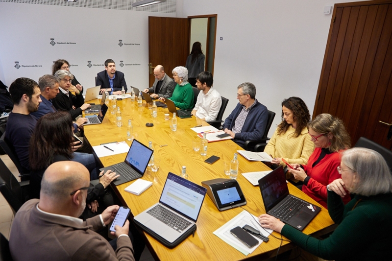 Foto 4: La Diputació de Girona acull la Comissió de Seguiment de la Xarxa de Governs Transparents de Catalunya
