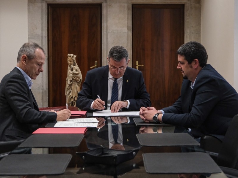 Foto 4: La Diputació de Girona i Eurofirms Foundation s'associen per la inclusió amb la Lliga de l'Accessibilitat
