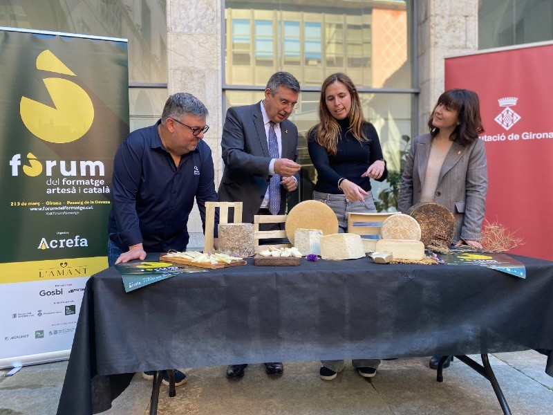 Foto 1: Sis espais temàtics per gaudir de l'univers del formatge artesà i català aquest cap de setmana a Girona
