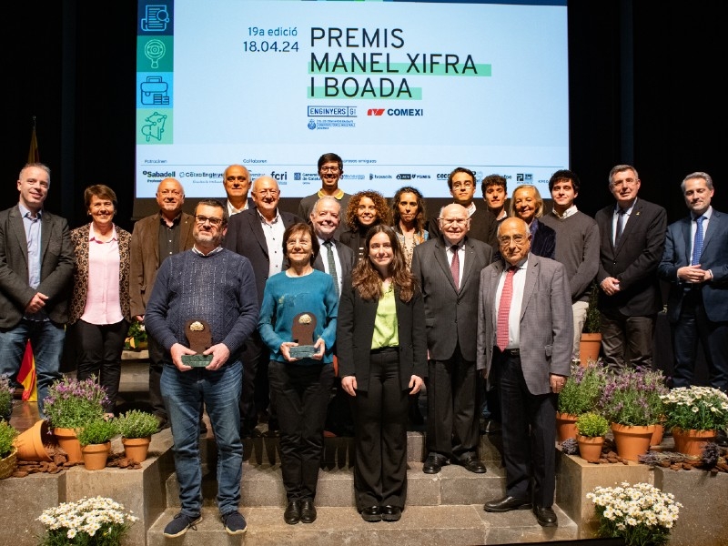 Foto 3 : La sostenibilitat i la intel·ligència artificial protagonitzen la 19a edició dels premis Manel Xifra i Boada
