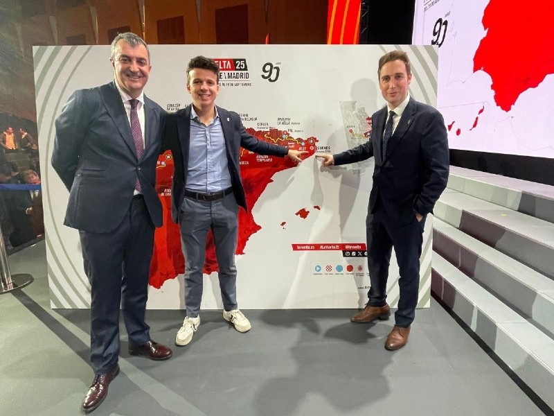 Foto : Presentació de la Vuelta a Espanya 2025, que tindrà dues etapes a les comarques gironines amb el suport de la Diputac