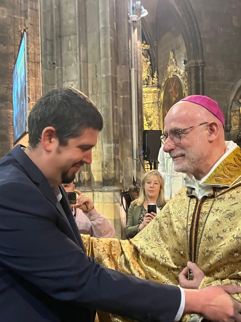 Foto 2 : La Diputació de Girona, en l'ordenació episcopal i l'inici del ministeri de fra Octavi Vilà com a bisbe de Girona